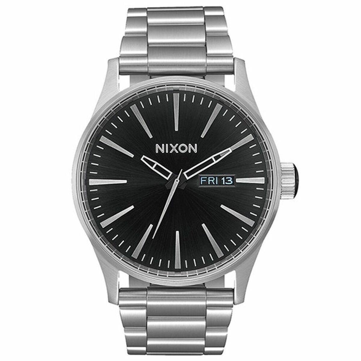 Nixon Herreur A356 2348 Sølvfarvet Analogt Armbåndsur - Nixon Armbånd  - 3608700870441