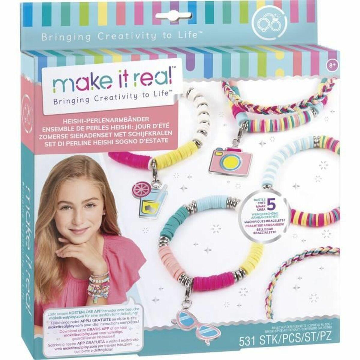 Perler Sæt Lansay Make Real Heishi Armbånd - Lansay Armbånd - 3181860413173