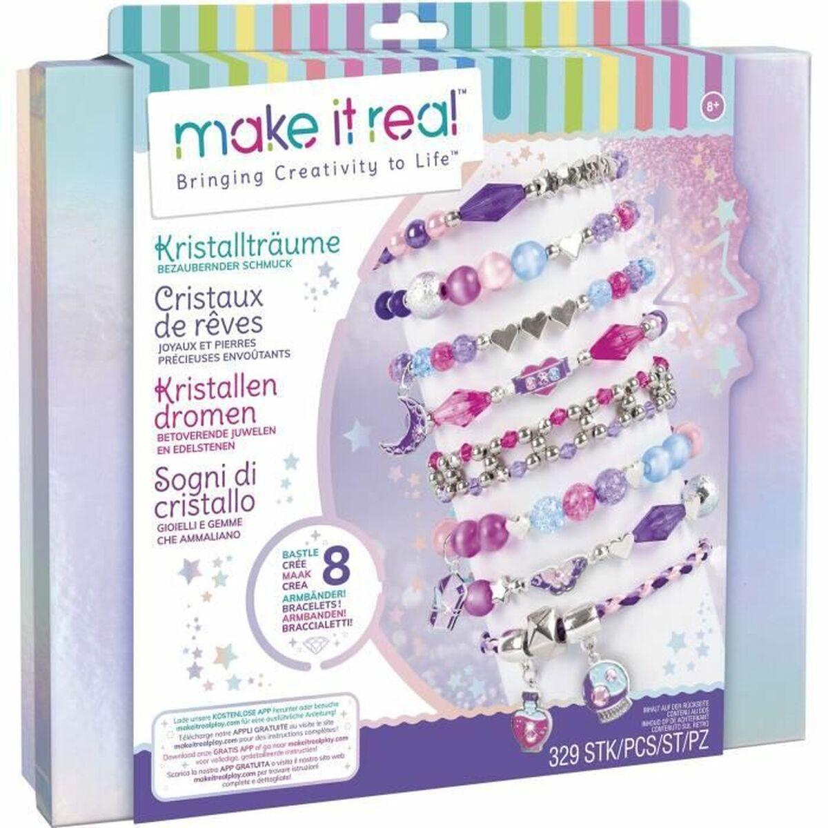 Perler Sæt Lansay Make Real Armbåndssæt - Lansay Armbånd  - 3181860417232