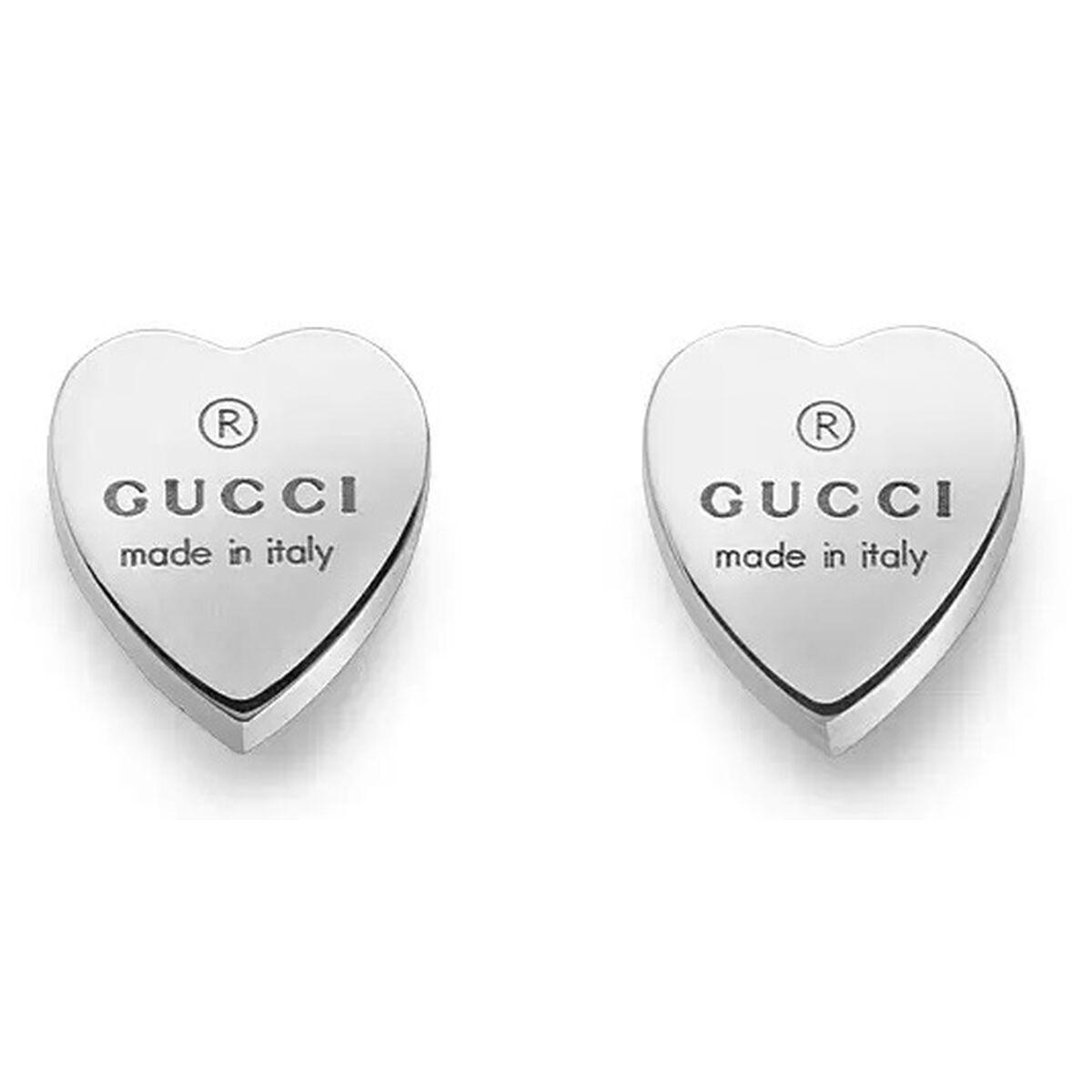 Til Kvinder Gucci Sølvfarvet Hjerte Ybd223990001 - Gucci Øreringe  - 0731903352773
