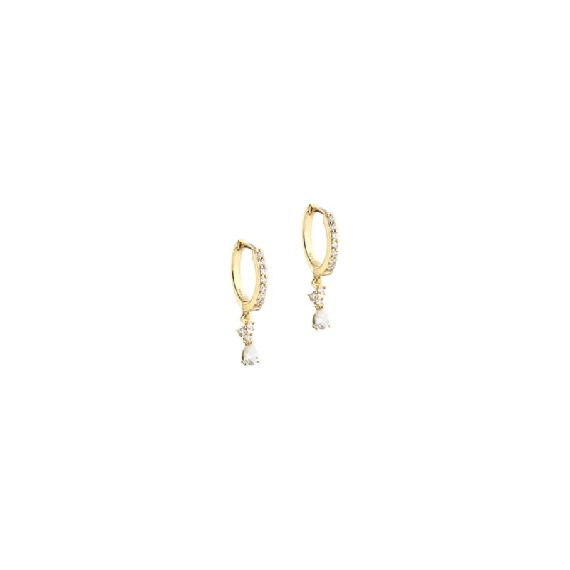 Aura Hoop Golden - Aqua Dulce Øreringe  - 5740013860905
