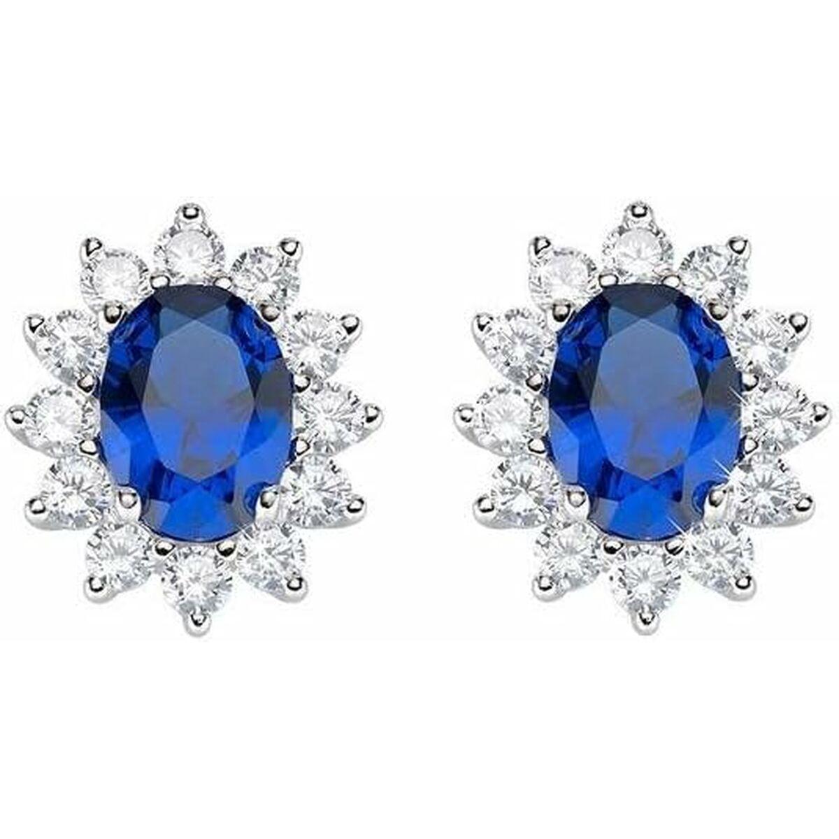 Amen Til Kvinder Orldmbbbl Elegante ørestikker Med Blå Sten - Halallujah Øreringe  - 8054719140344