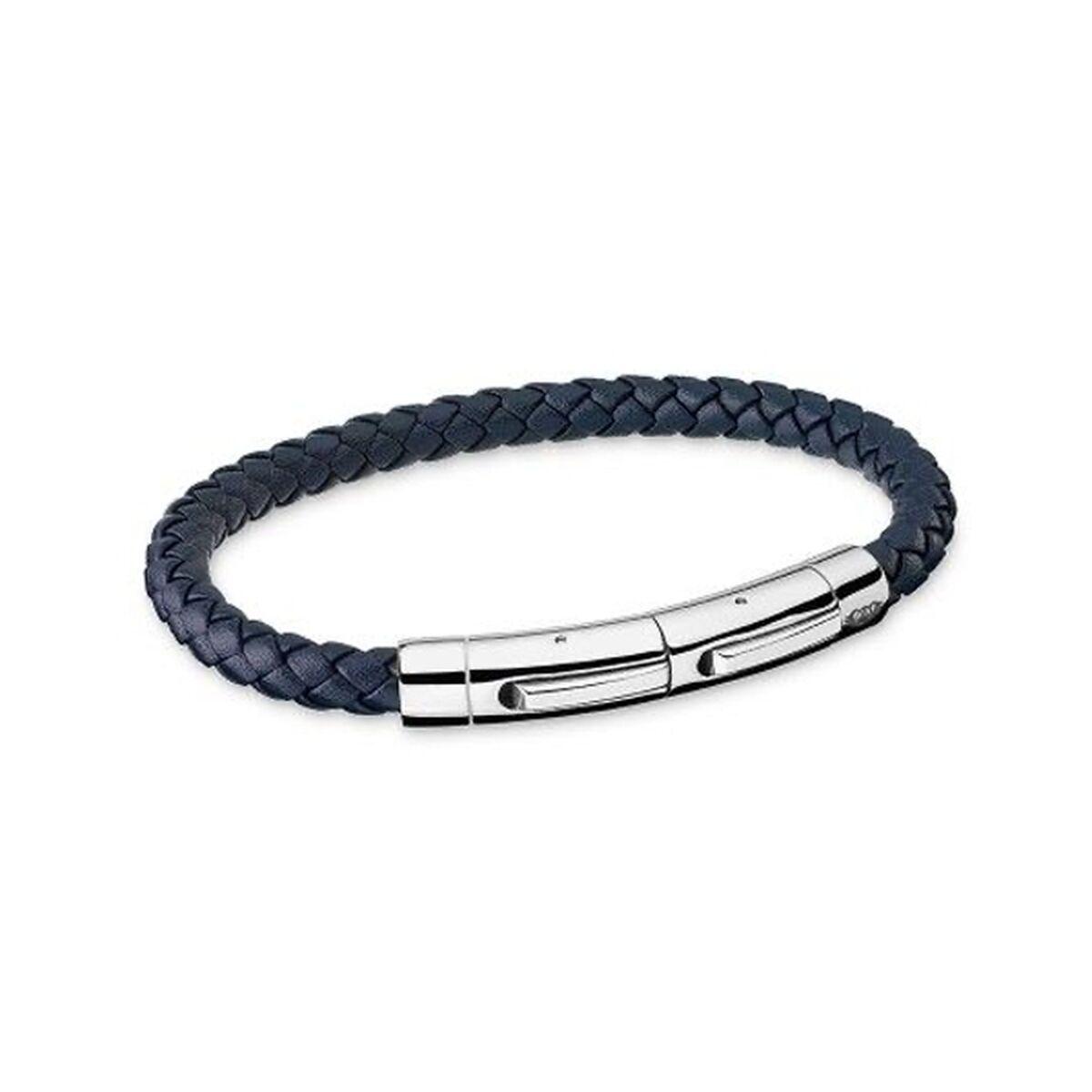 Jewels Armbånd Til Mænd P014bl Fletdesign Blå - An Jewels Armbånd  - 5600468103531
