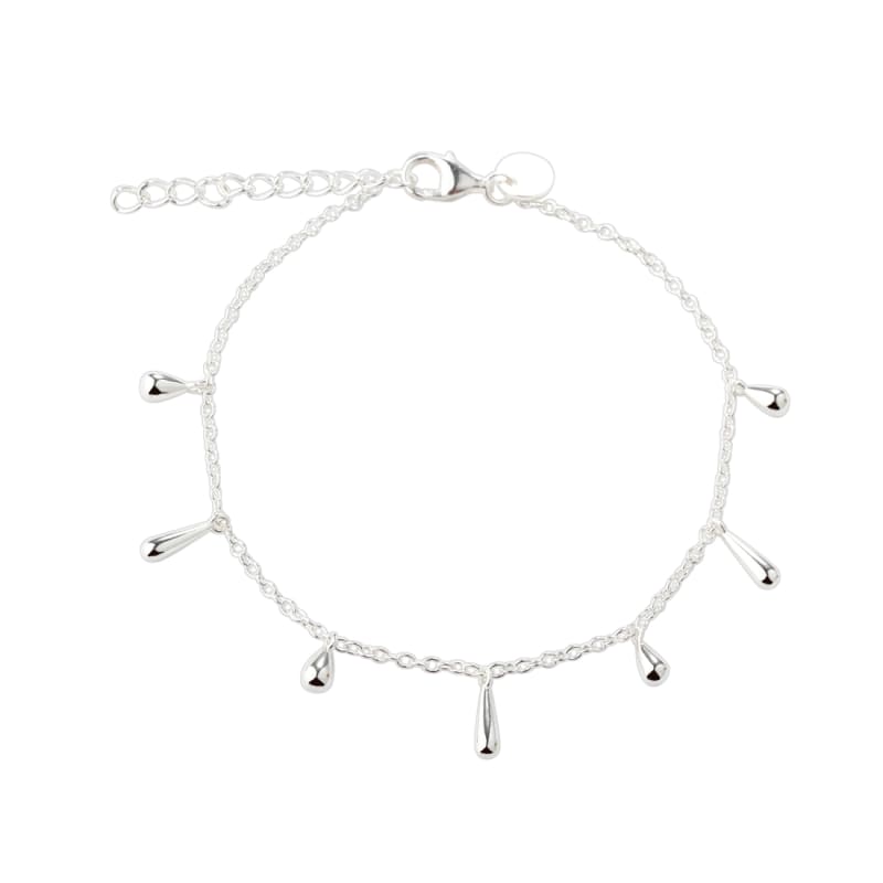 Shiny Drop Bracelet Silver - Aqua Dulce Armbånd  - 5740013861797