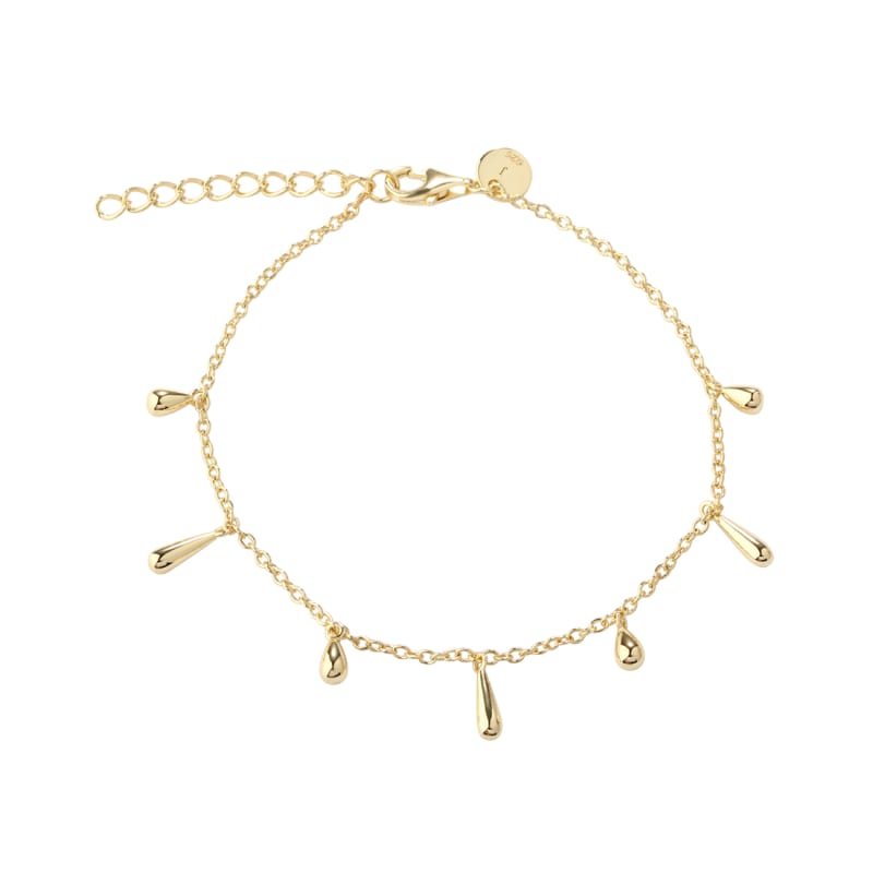 Shiny Drop Bracelet Golden - Aqua Dulce Armbånd  - 5740013861803