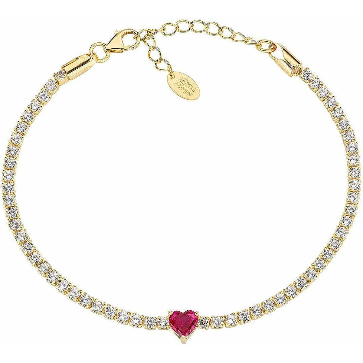 Amen Armbånd Til Kvinder Bt21cugrbz16 Elegant Tennisarmbånd Med Hjerte - Halallujah Armbånd  - 8054719153061
