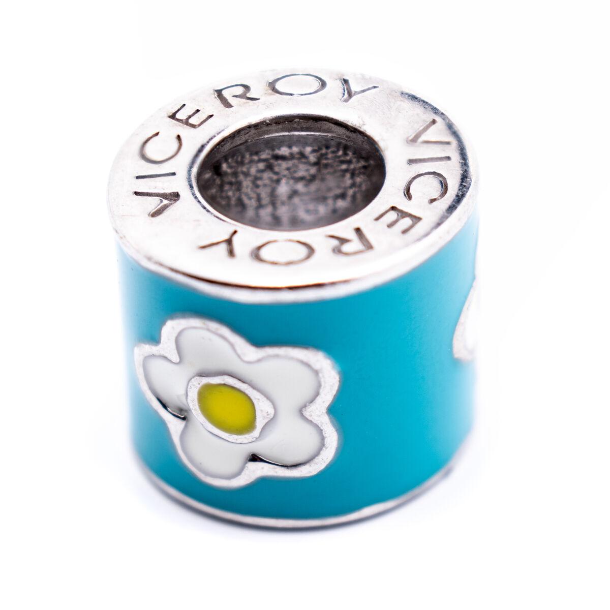 Charm Perle Til Armbånd Blå Sterling Sølv - Viceroy Armbånd  - 8431777784558