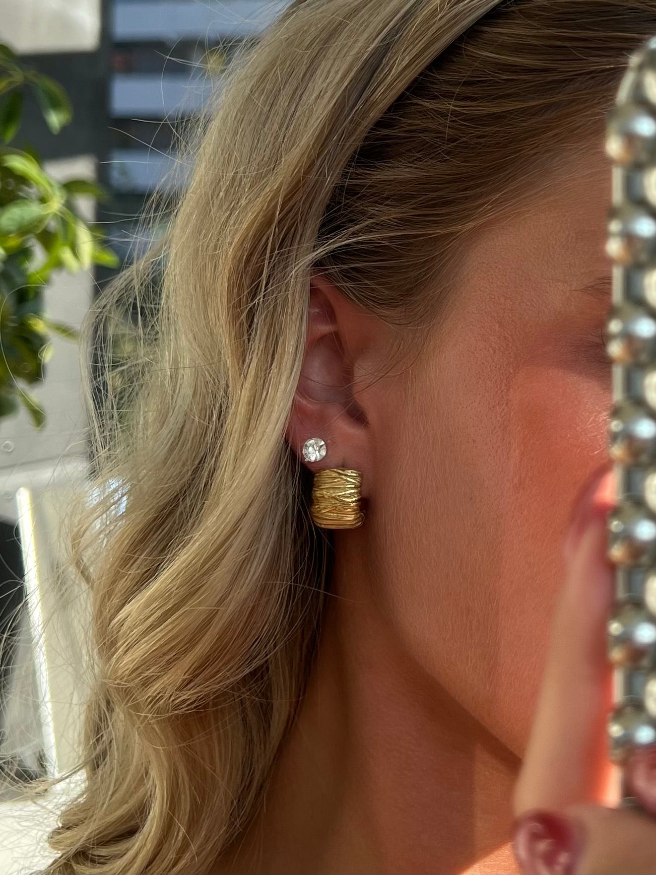 Laila Earring Gold Plated - Beomé Øreringe  - 1107001509