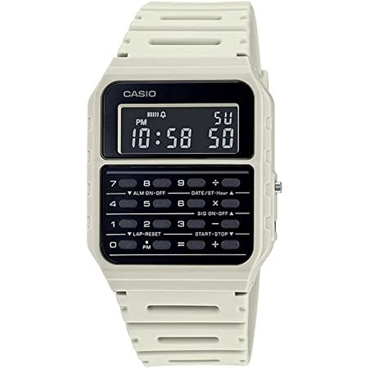 Hvid Casio 53wf Unisex Armbåndsur Harpiks Sort Skive - Casio Armbånd - 4549526271052
