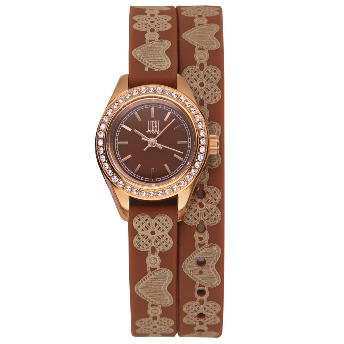 Light Time Dameur Rococo Silikonerem - Light Time Armbånd  - 8054726935834