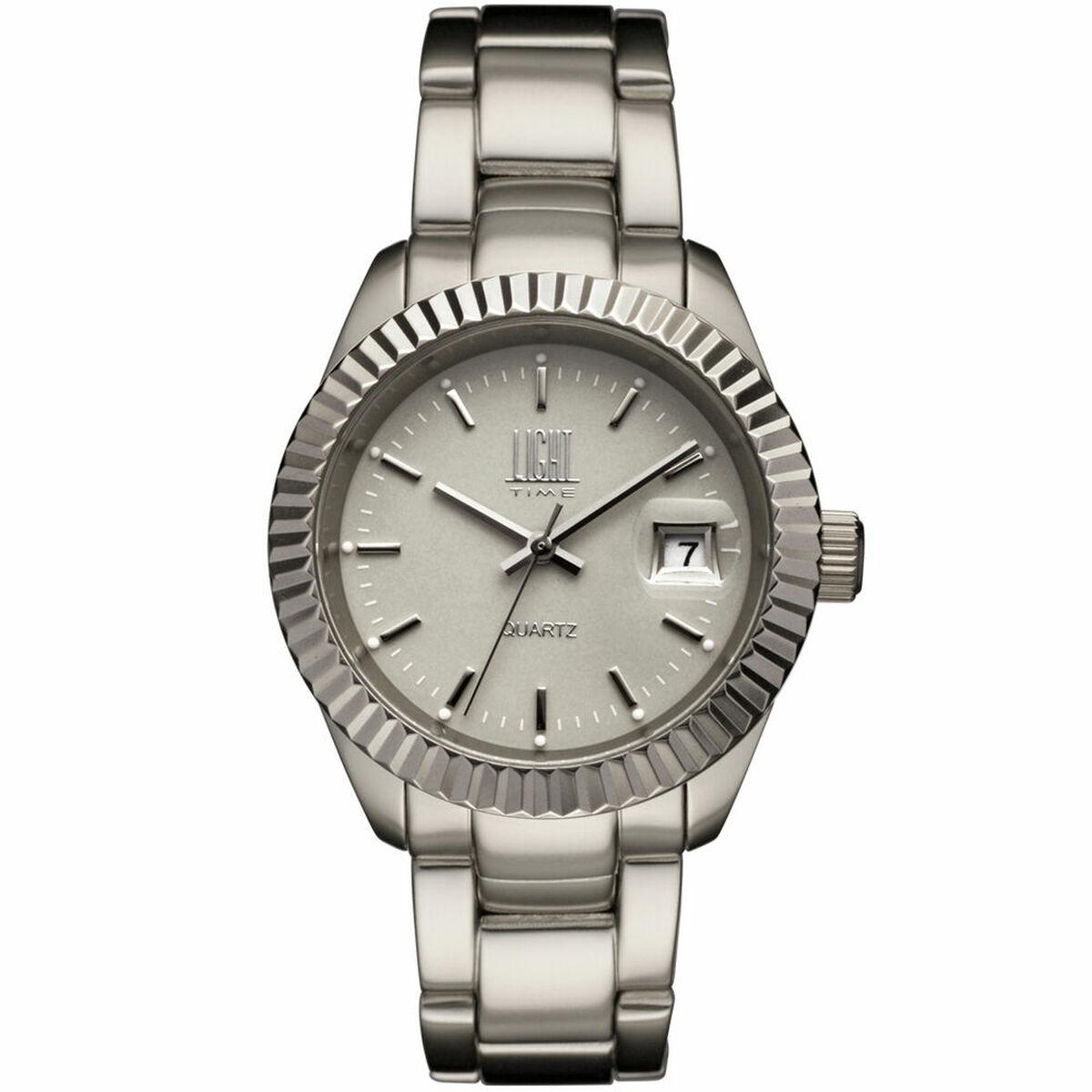 Light Time Alluminium Unisex Armbåndsur - Light Time Armbånd  - 8054726935865