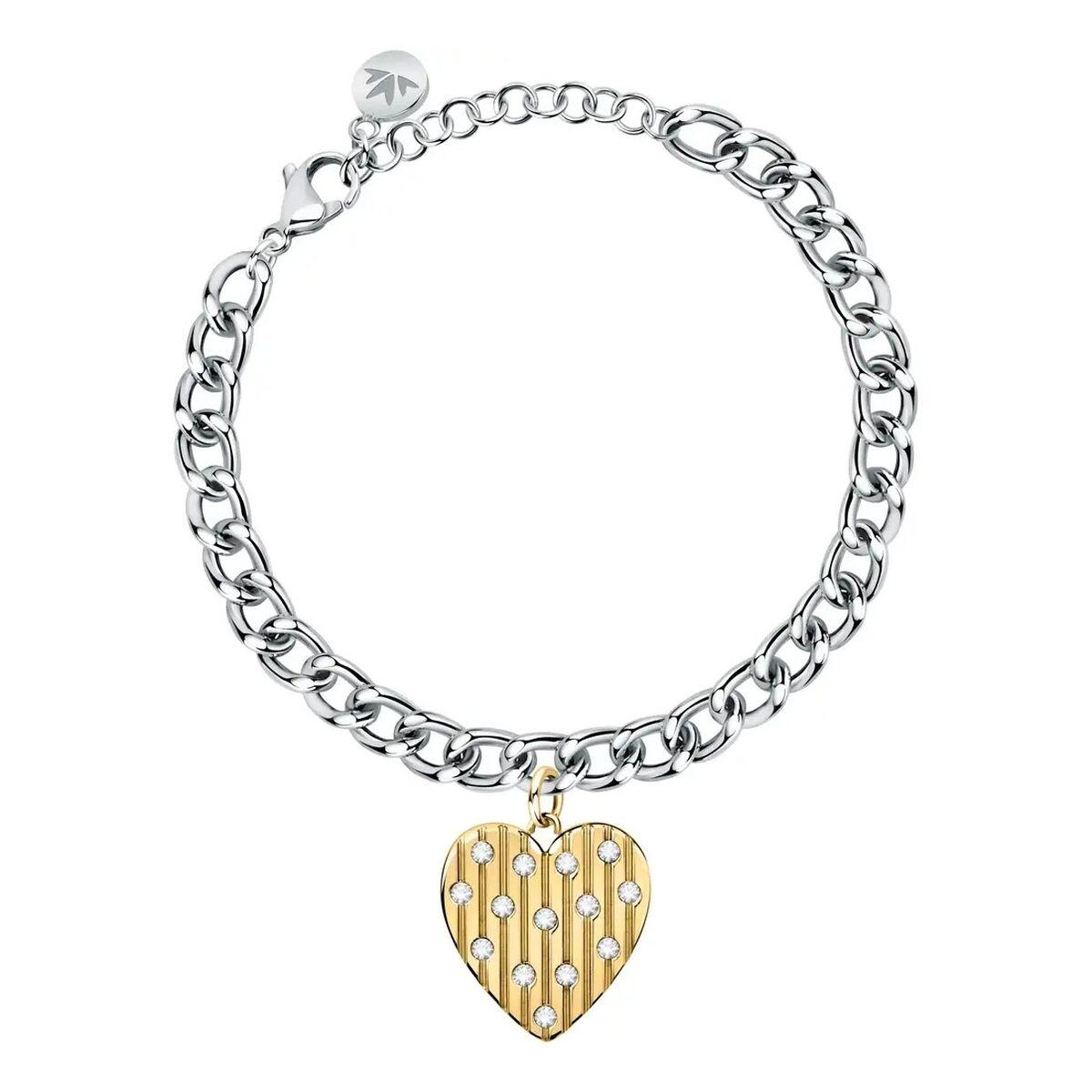 Incanto Armbånd Til Kvinder Sølvfarvet Kæde Med Hjertevedhæng - Morellato Armbånd  - 8033288964179