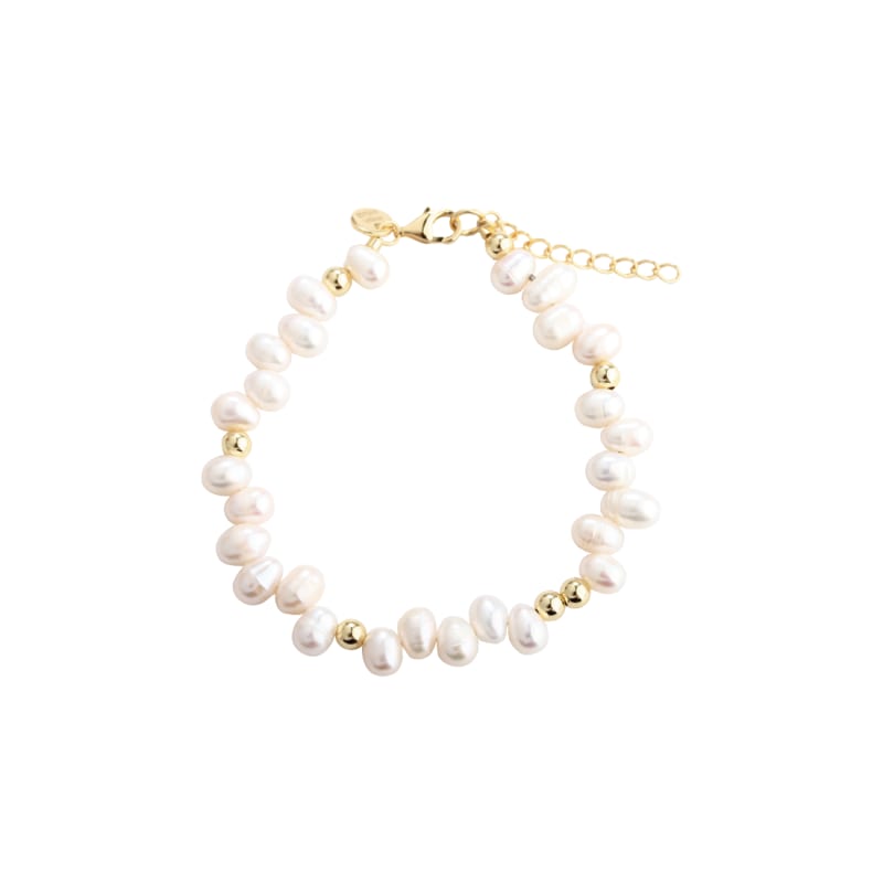 Lunella Pearl Bracelet Golden - Aqua Dulce Armbånd  - 5740013865368