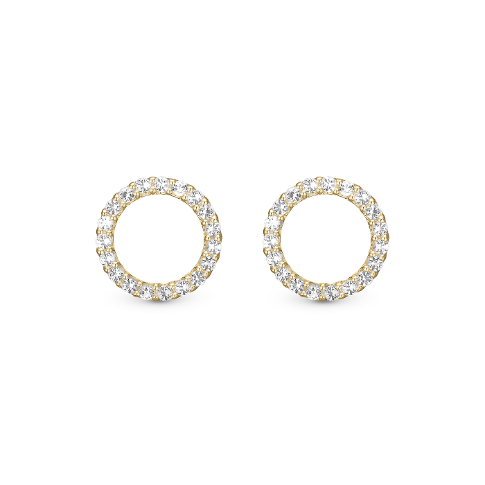 Christina Sparkling Circle øreringe 671 G43 - Christina Øreringe