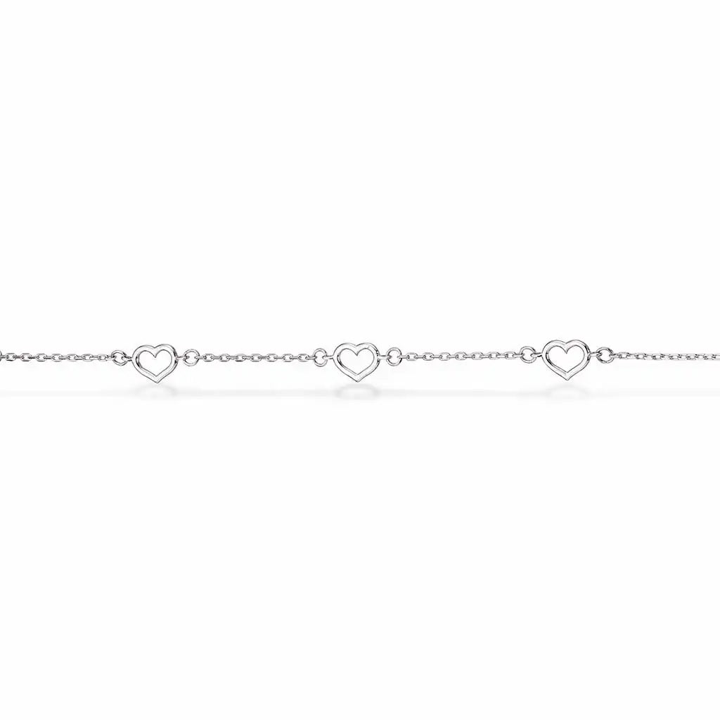 Scrouples Hjerte Børnearmbånd Sterling Sølv 672022 - Scrouples Armbånd  - 1233690206950