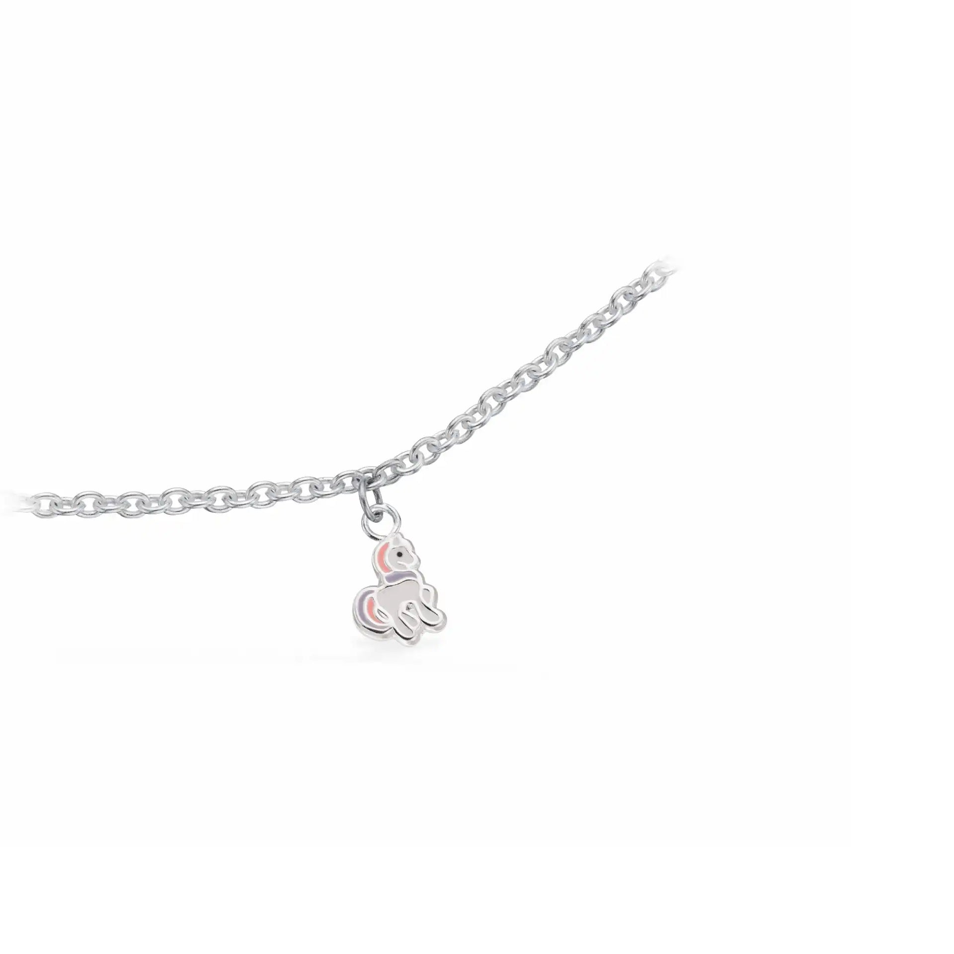 Scrouples Sølv Børne Armbånd Med Enhjørning 672182 - Scrouples Armbånd  - 1233690199856