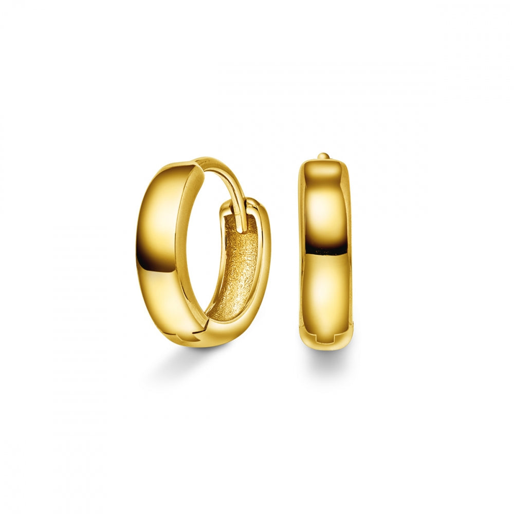 Arne Nordlie Forgyldte Sølv Creoler 14mm 68708 - Arne Nordlie Øreringe