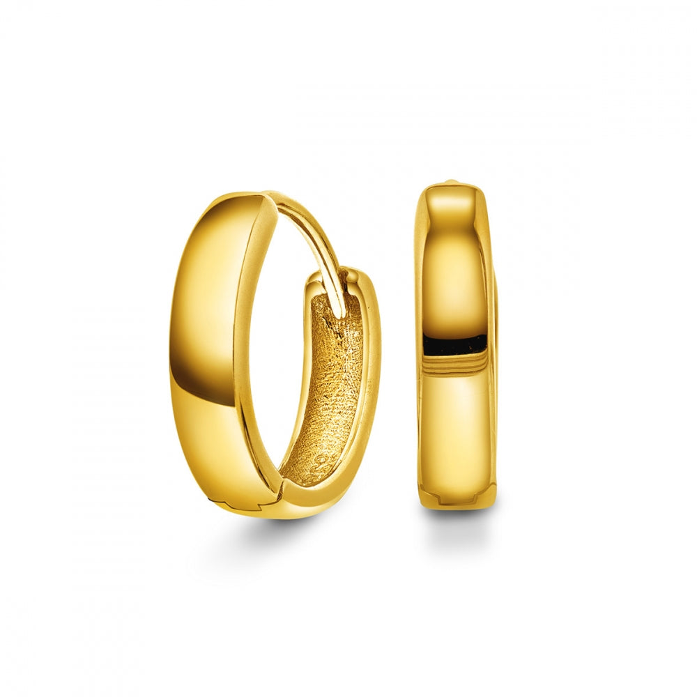 Arne Nordlie Forgyldte Sølv Creoler 16mm 68708 - Arne Nordlie Øreringe