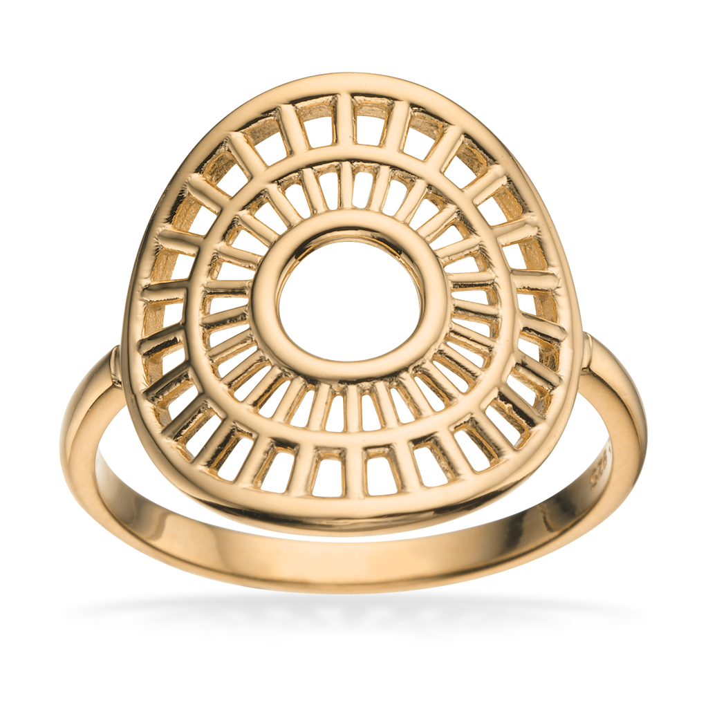 Scrouples Ring Cirkel Ring Sølv Forgyldt 725172 - Scrouples Fingerringe  - 1233690132631