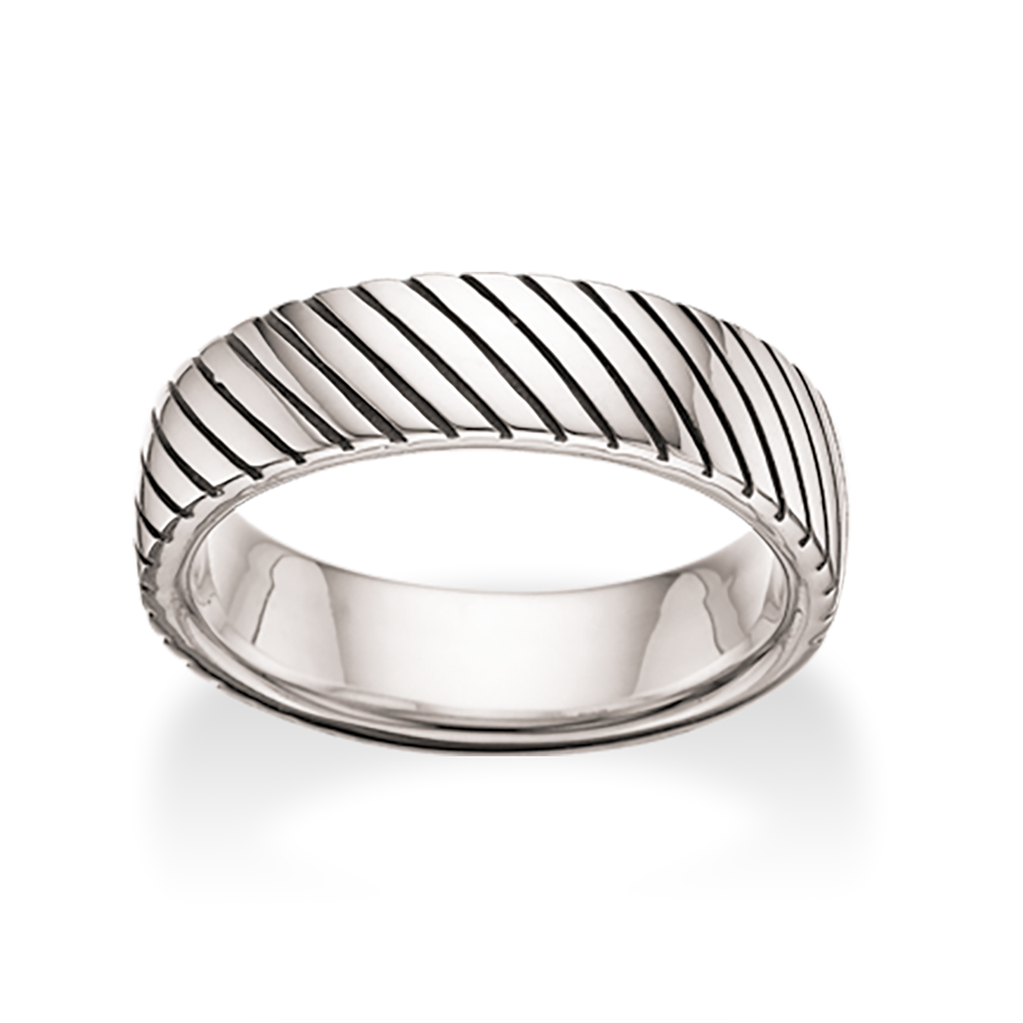 Scrouples Sølv Herrering Med Mønster 791112 - Scrouples Fingerringe  - 1233690155869