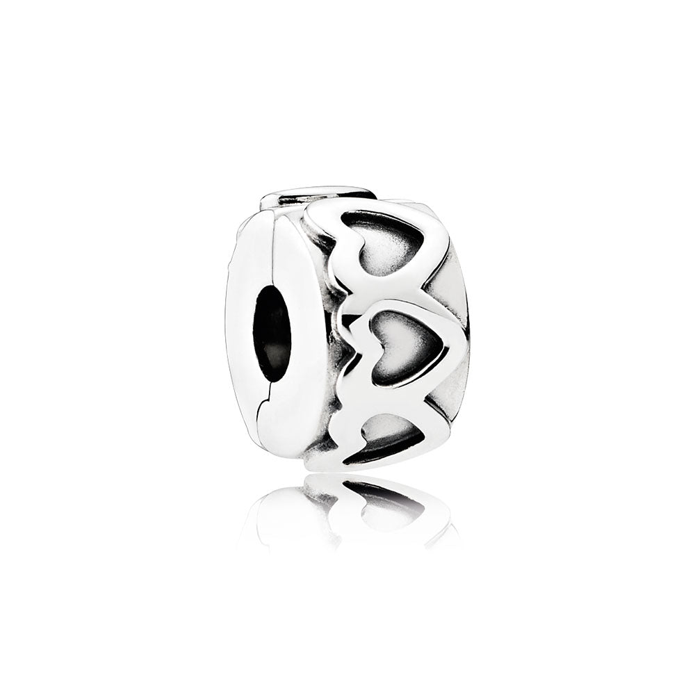 Pandora Klemmeled Med Hjerter 791978 - Pandora Armbånd  - 1233690018225