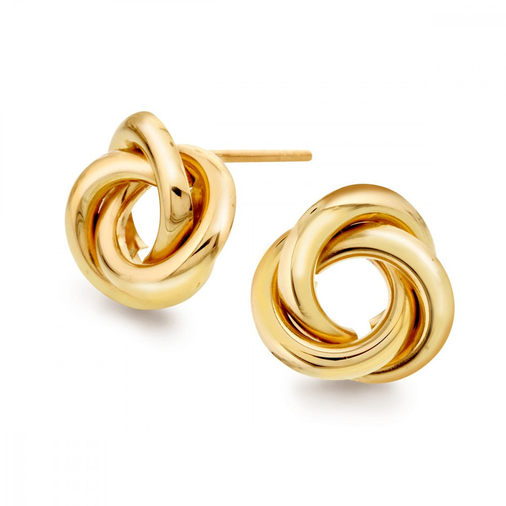 Arne Nordlie 14kt øreringe Formet Som Knude 53253 - Arne Nordlie Øreringe