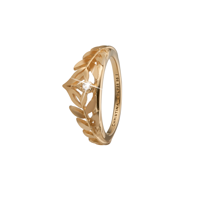 Christina Ring Forgyldt - Christina Fingerringe