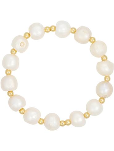 Hvid Tim & Simonsen Armbånd Guld - Armbånd  - 5714818186423