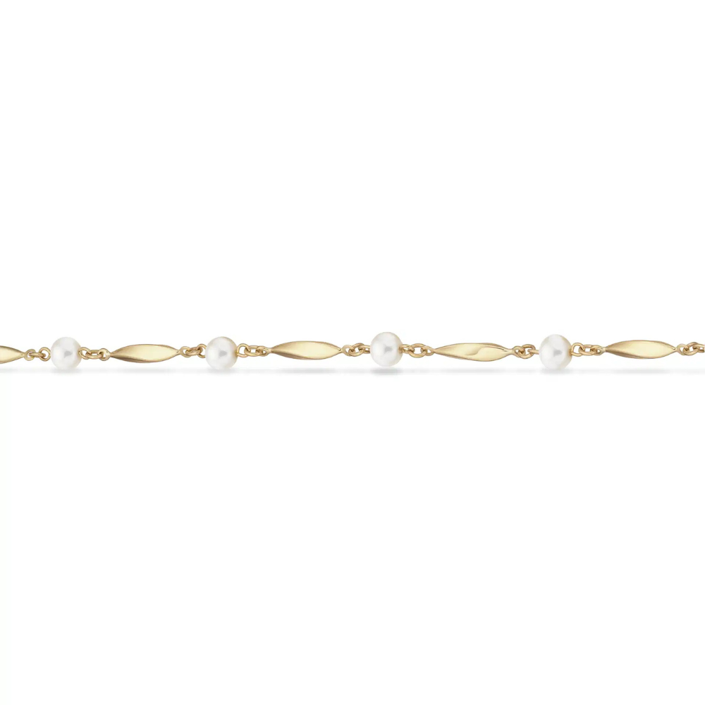 Scrouples Karat Guld Armbånd Med Ferskvandsperler 33143 - Scrouples Armbånd