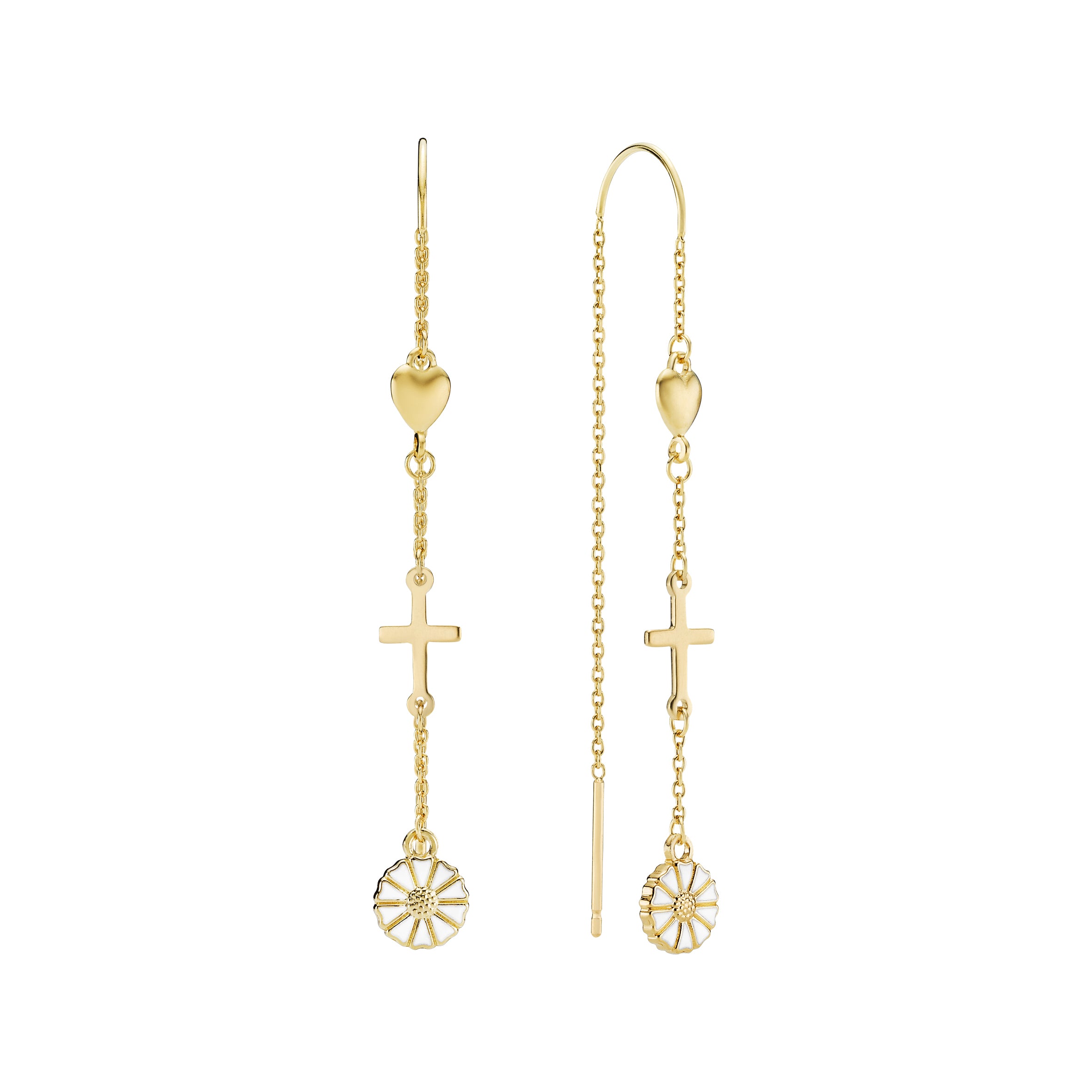 Lund Copenhagen Tro Håb Kærlighed Marguerit øreringe 9095053 - Lund Øreringe