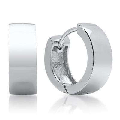 Creoler Rhodineret Sterling Sølv - Øreringe