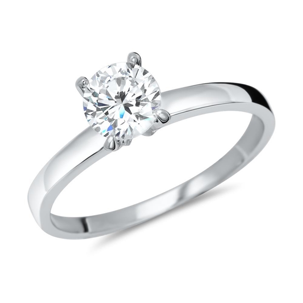 Ring Sølv Med Zirkoniasten - Fingerringe