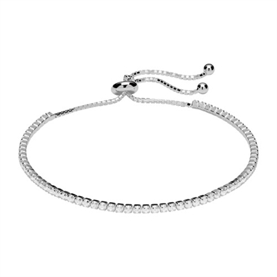 Armbånd Sølv Med Zirkoniasten Til - Armbånd