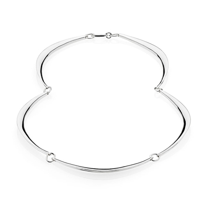 Collier Sølv Med Led - Halskæder