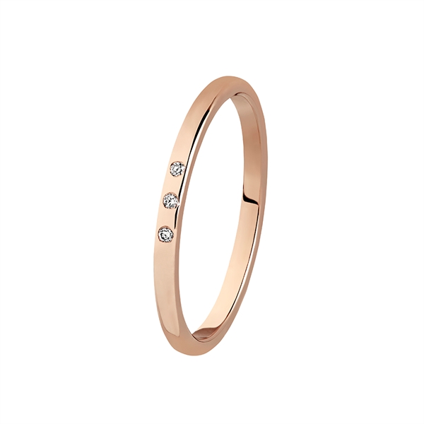 Rosa Bartoli Colibri Vielsesring Guld - Vielsesringe