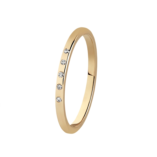 Bartoli Colibri Vielsesring Guld - Vielsesringe