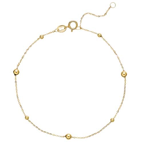 Armbånd Guld Med Kugler - Armbånd