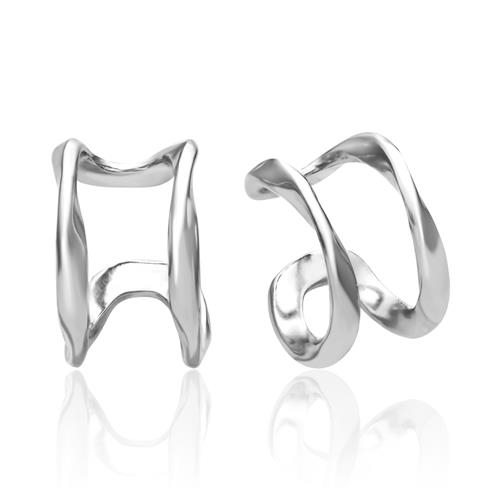 Snoet Ear Cuffs Sølv - Øreringe