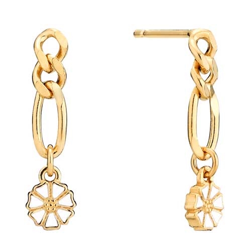 Lund Figaro Marguerit ørestikker - Øreringe