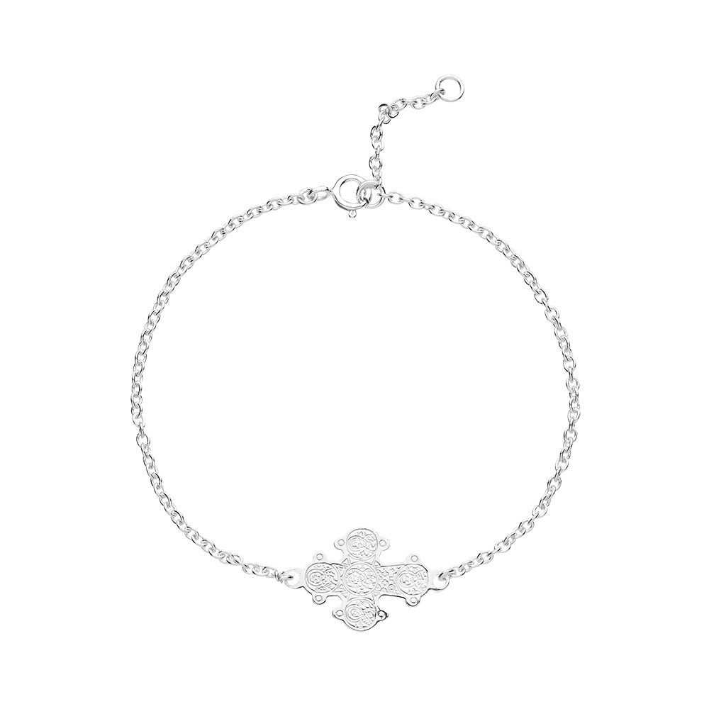 Lund Copenhagen Sølv Armbånd Med Dagmarkors 97019 - Lund Armbånd  - 1233690120249