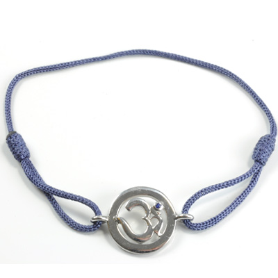 Chakra Aum Armbånd Chakra Med Safir 14mm - Armbånd