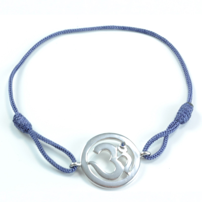 Chakra Aum Armbånd Chakra Med Safir 18mm - Armbånd
