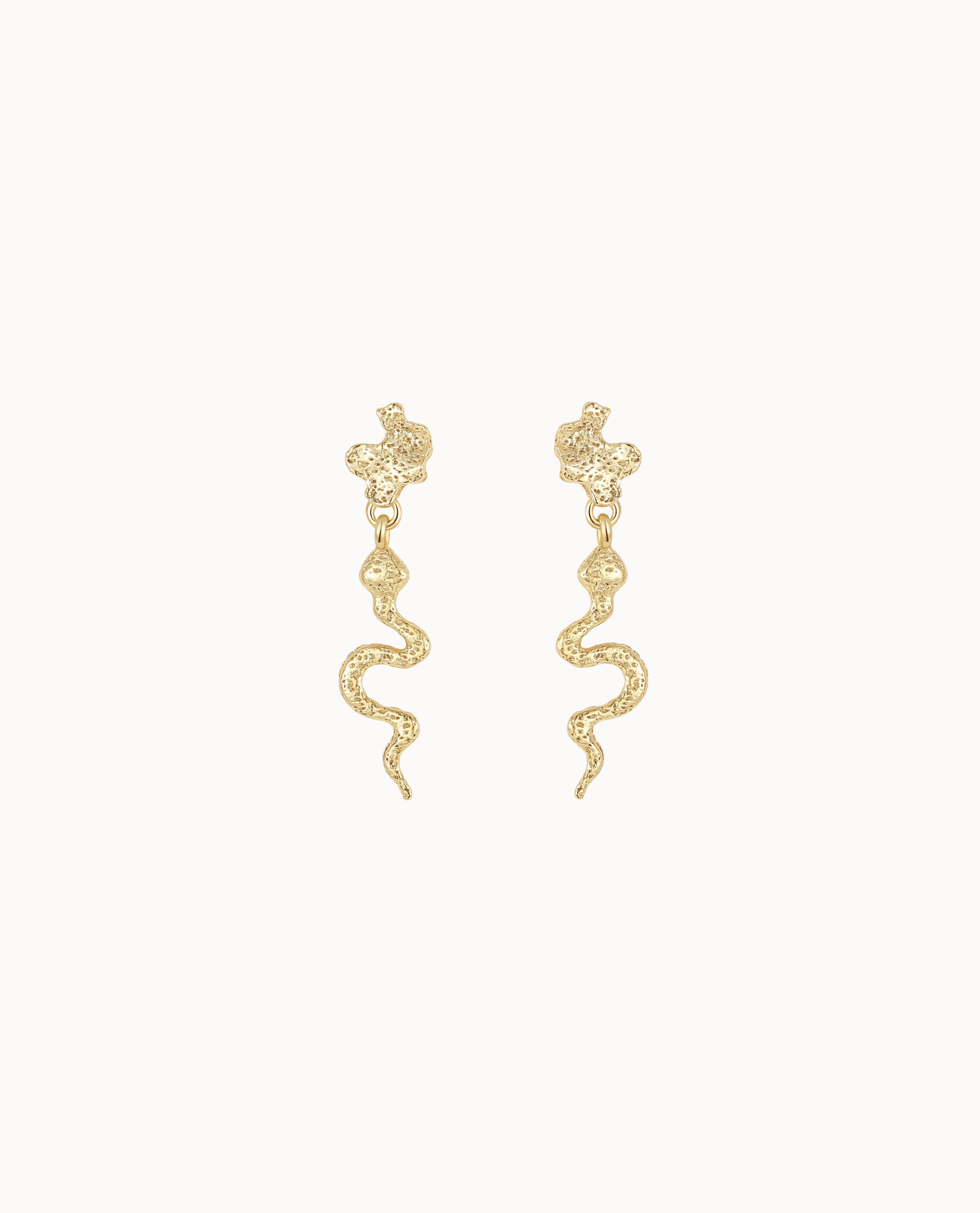 Adder Earrings Forgyldt - Nava Copenhagen Øreringe  - 5715461009008