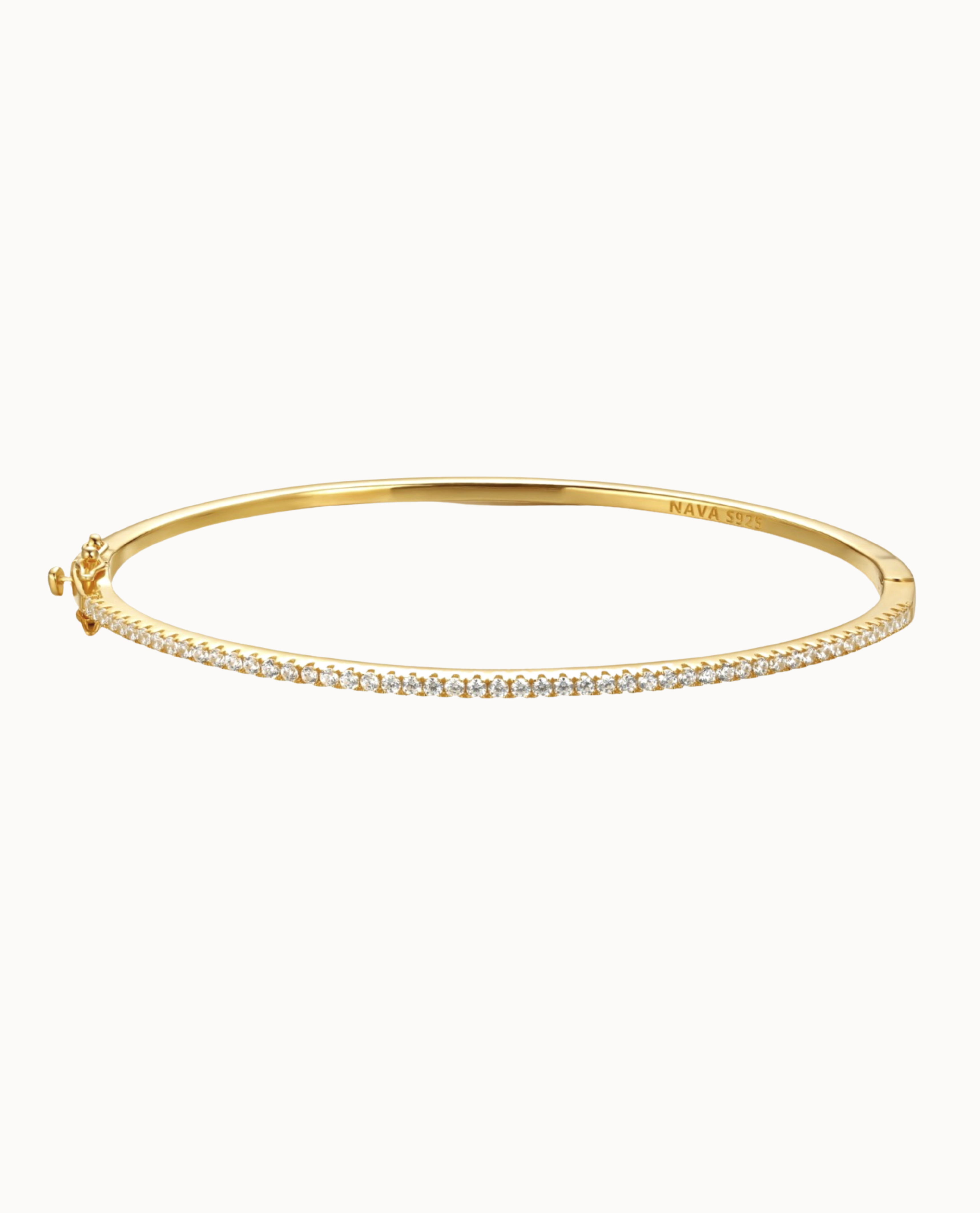 Alasia Bangle Forgyldt - Nava Copenhagen Armbånd  - 05715461003624