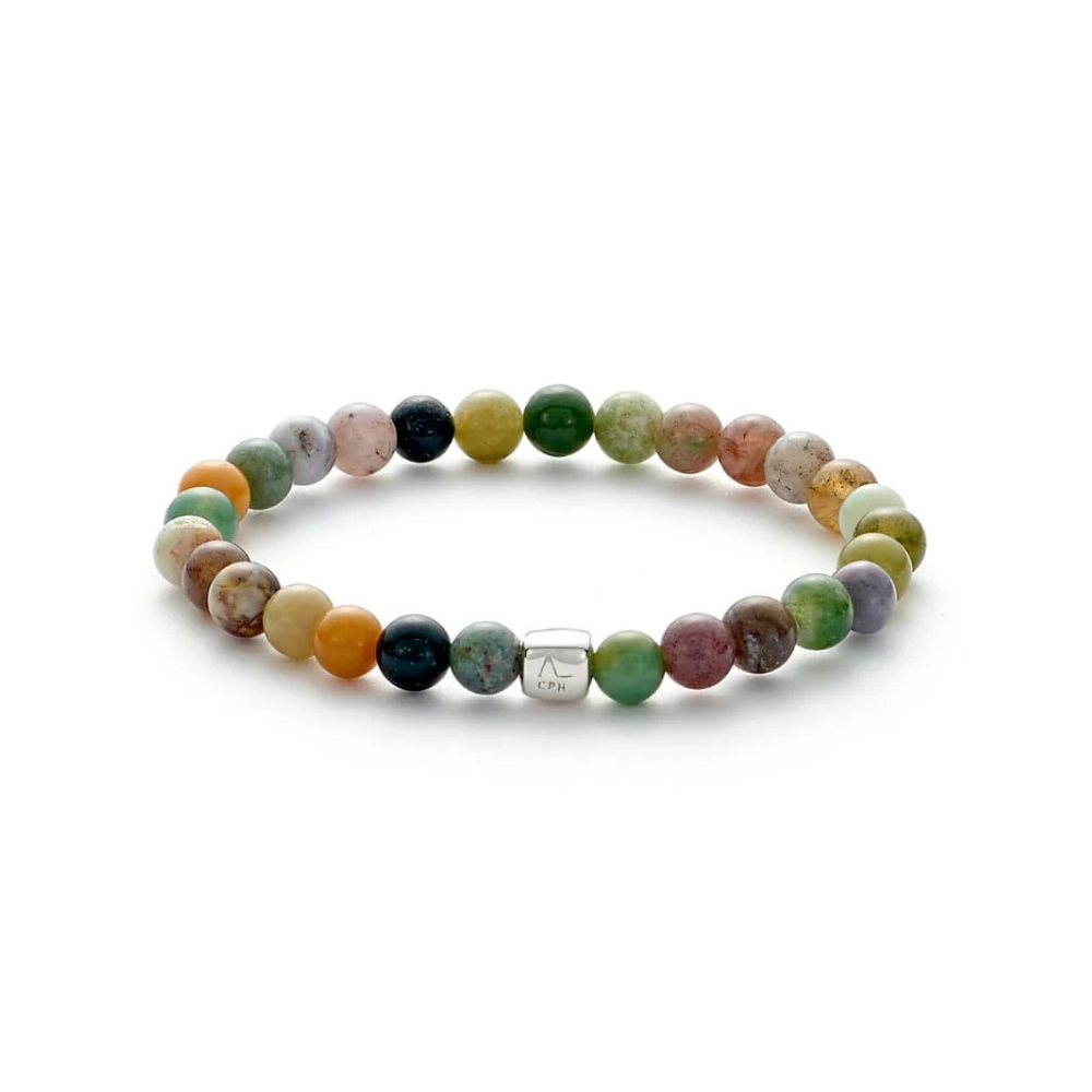 Alexander Lynggaard Armbånd Med Indian Agater 6mm C00910 - Armbånd