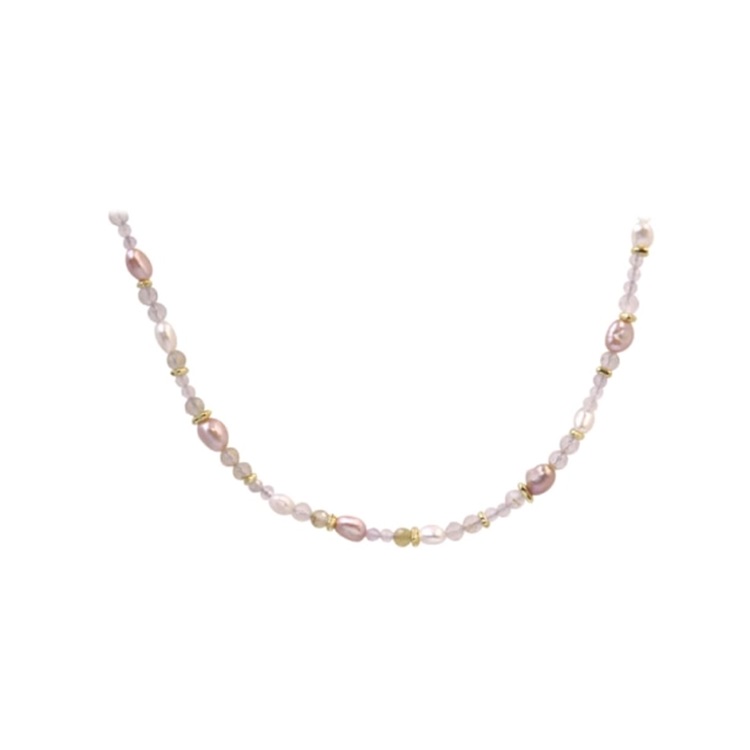 Aqua Dulce Halskæde Fresa Rose 6264 - Aqua Dulce Halskæder