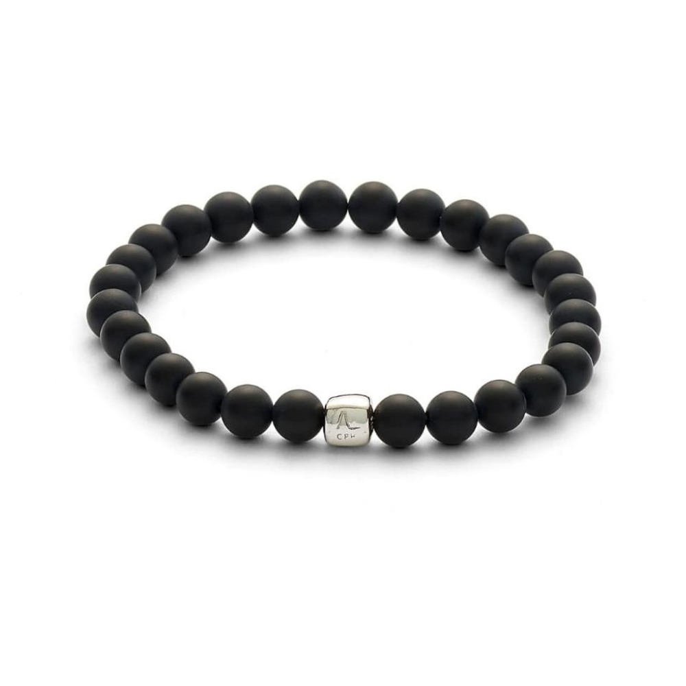 Sort Alexander Lynggaard Armbånd Med Onyx 8mm C00060 - Armbånd