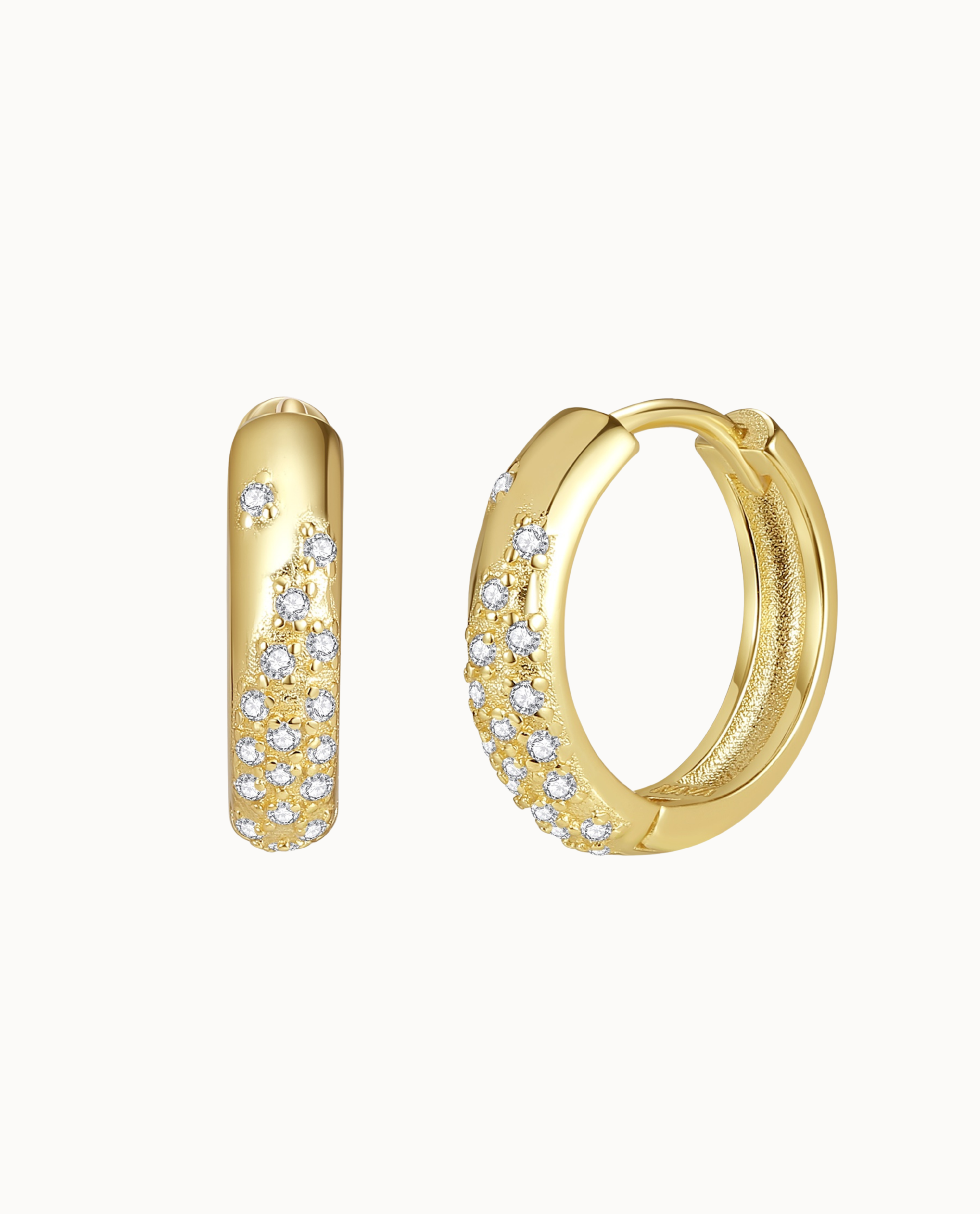 Astra Earrings Forgyldt - Nava Copenhagen Øreringe  - 05715461002856