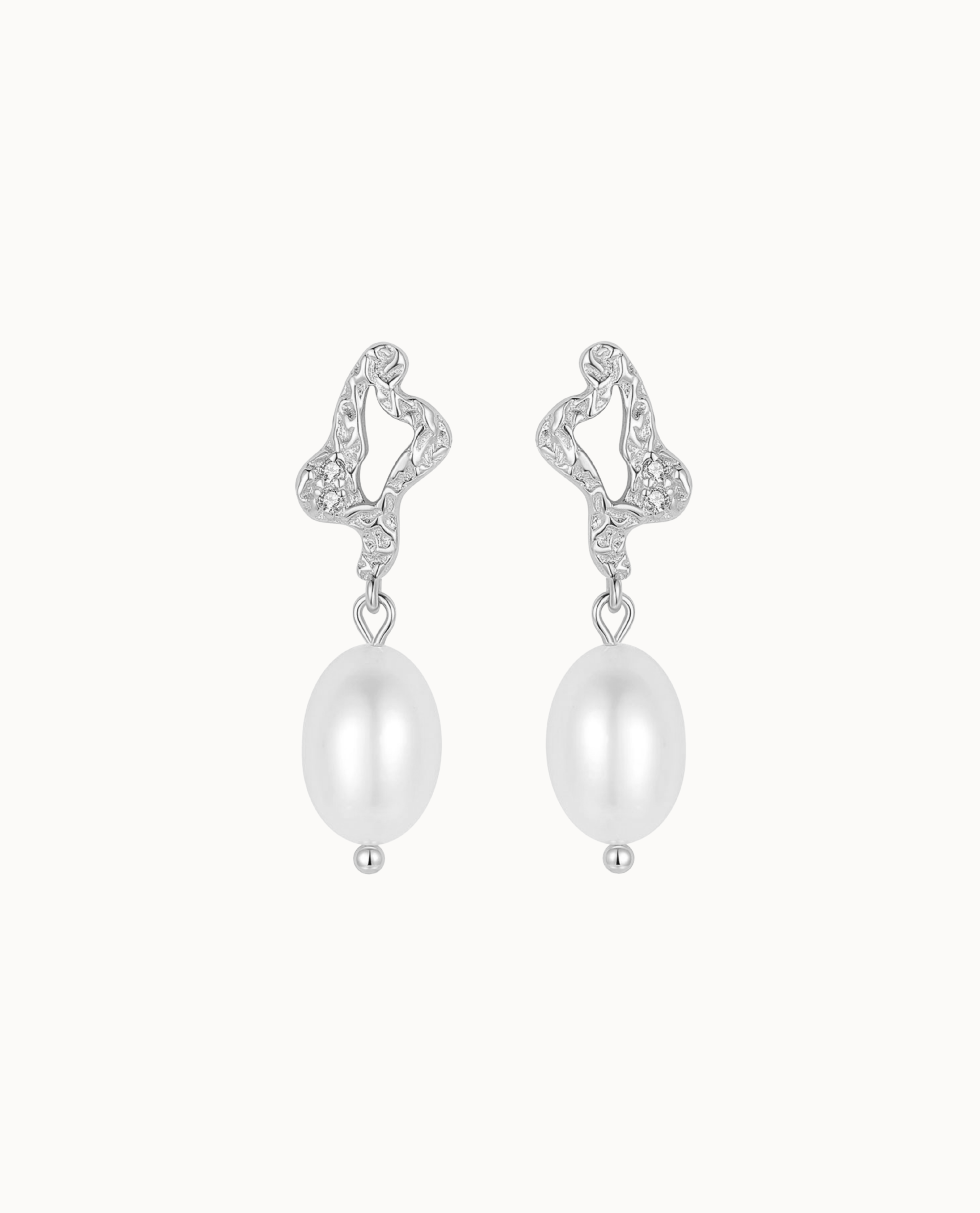 Bahiri Earrings Sølv - Nava Copenhagen Øreringe  - 05715461004409