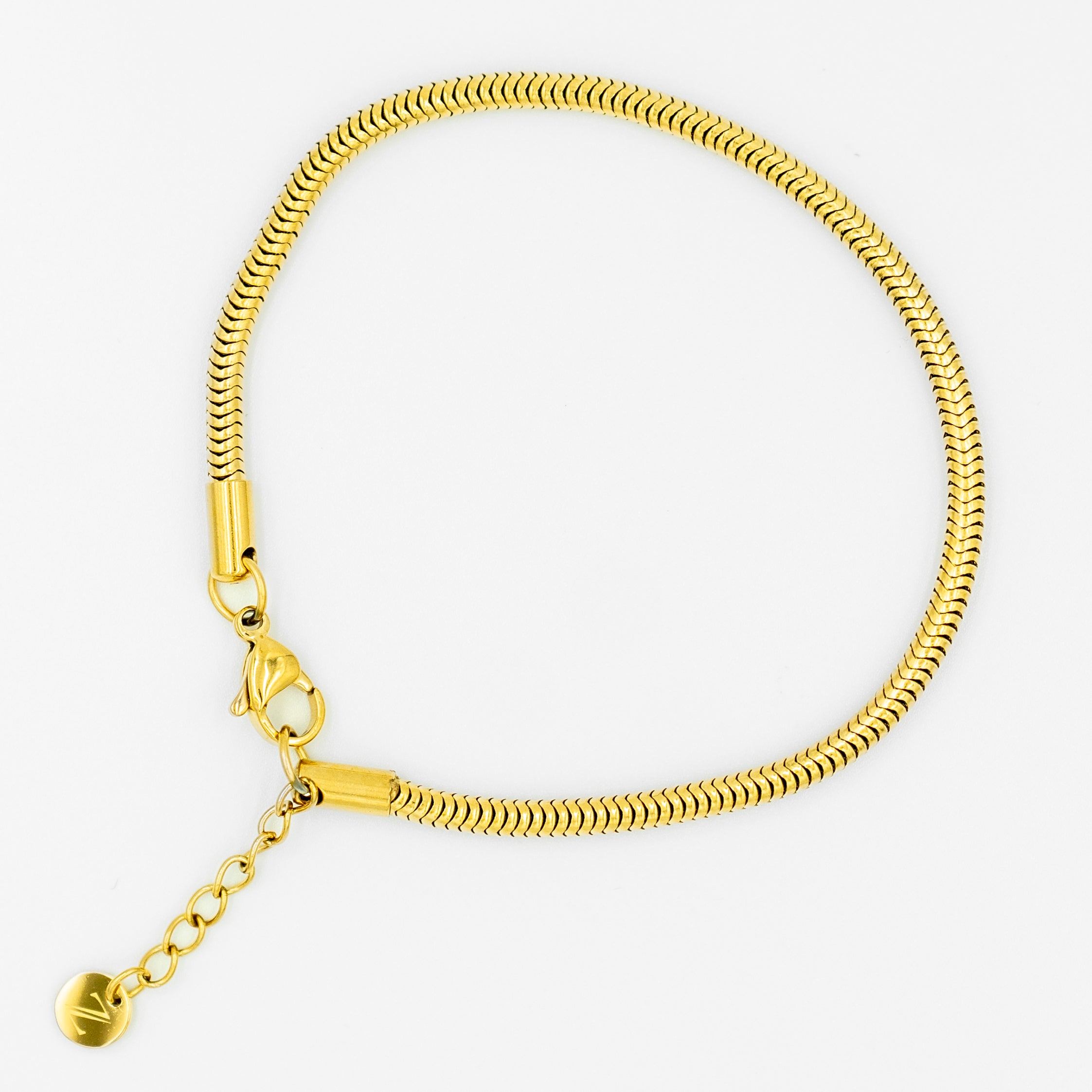 Catena Snake Chain Armbånd Guldbelagt - Zarge Jewelry Armbånd